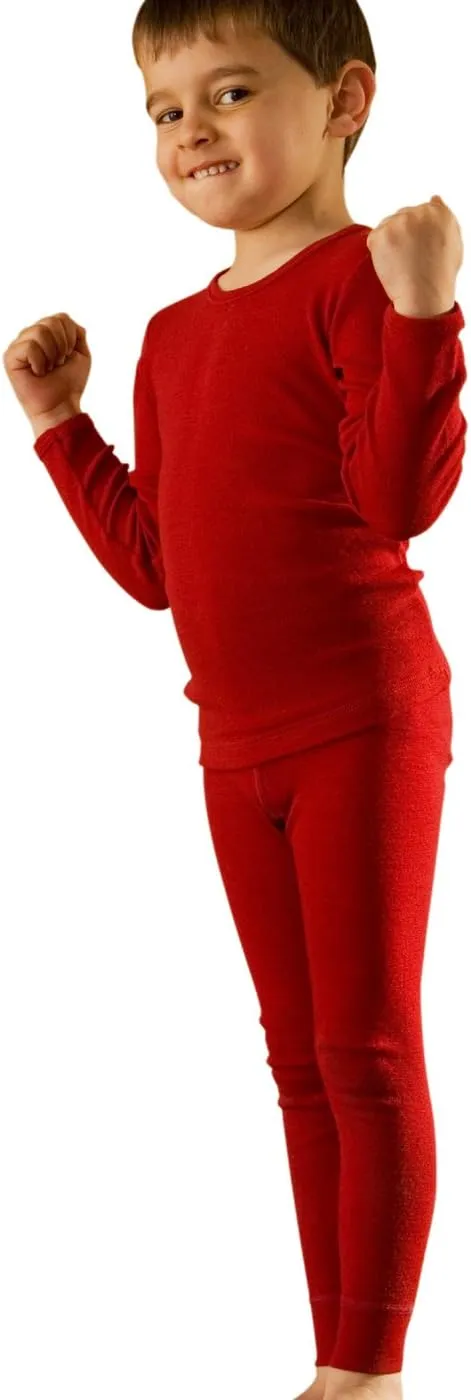Hocosa Little Kids Organic Wool Long-Underwear Pants