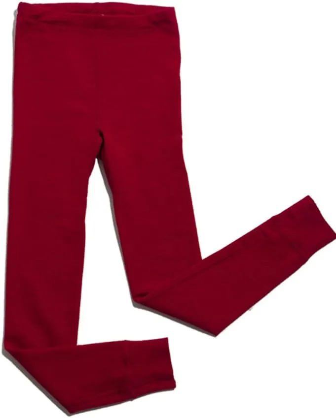 Hocosa Little Kids Organic Wool Long-Underwear Pants