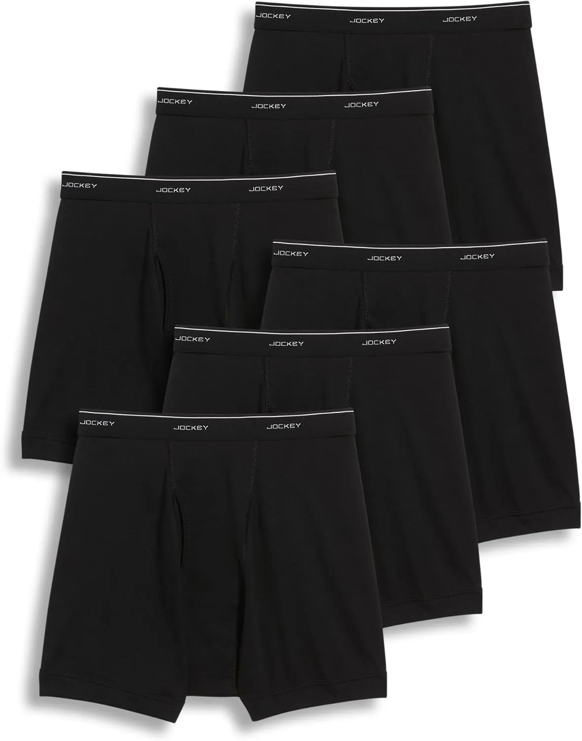 Jockey Men's Underwear Classic 5" Boxer Brief - 6 Pack