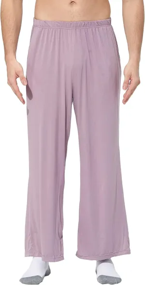 JOINFUN Mens Cotton Pajama Pants, Soft Lounge Pants with Pockets Elastic Sleep Pj Bottoms