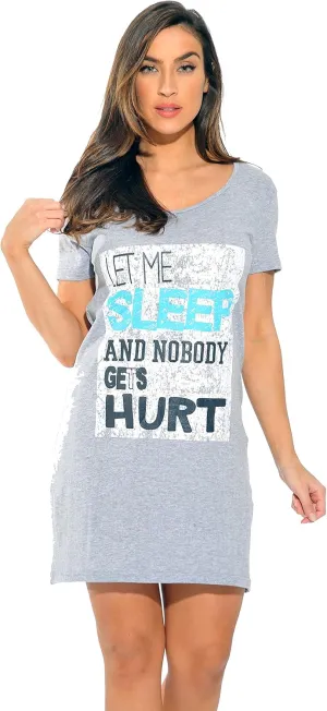 Just Love Sleep Dress for Women Sleeping Dorm Shirt