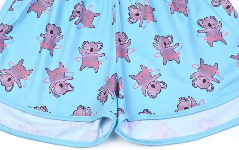 Jxstar Classic Girls Short-Sleeved Pajamas Two-Piece Summer Pj Sets 3-13Y