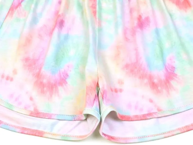 Jxstar Classic Girls Short-Sleeved Pajamas Two-Piece Summer Pj Sets 3-13Y