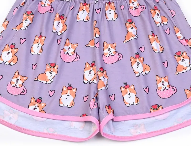 Jxstar Classic Girls Short-Sleeved Pajamas Two-Piece Summer Pj Sets 3-13Y