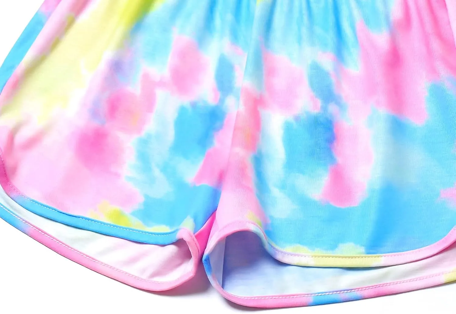 Jxstar Classic Girls Short-Sleeved Pajamas Two-Piece Summer Pj Sets 3-13Y