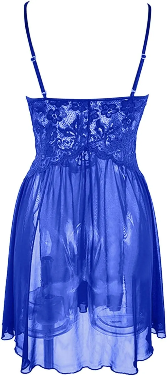 Lingerie for Women Naughty Lace Pjs Shorts Set Kimono Robe Valentine 2 Piece Sleepwear Bralette, Mini