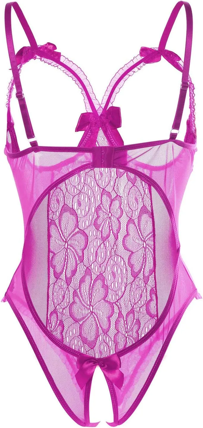 Lingerie for Women One-Piece Teddy Lingerie Sexy Bodysuit Lace Nightie