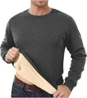 Long Johns Thermal Underwear for Men Sweater Casual Sports Suit Base Layer Set for Cold Weather Mens Thermals Top