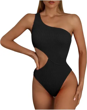 maisdgop One Piece Swimsuit Women Tummy Control Sports Backless Sling Bikini Set Sexy Pretty Color Block Push Up Swimsuits