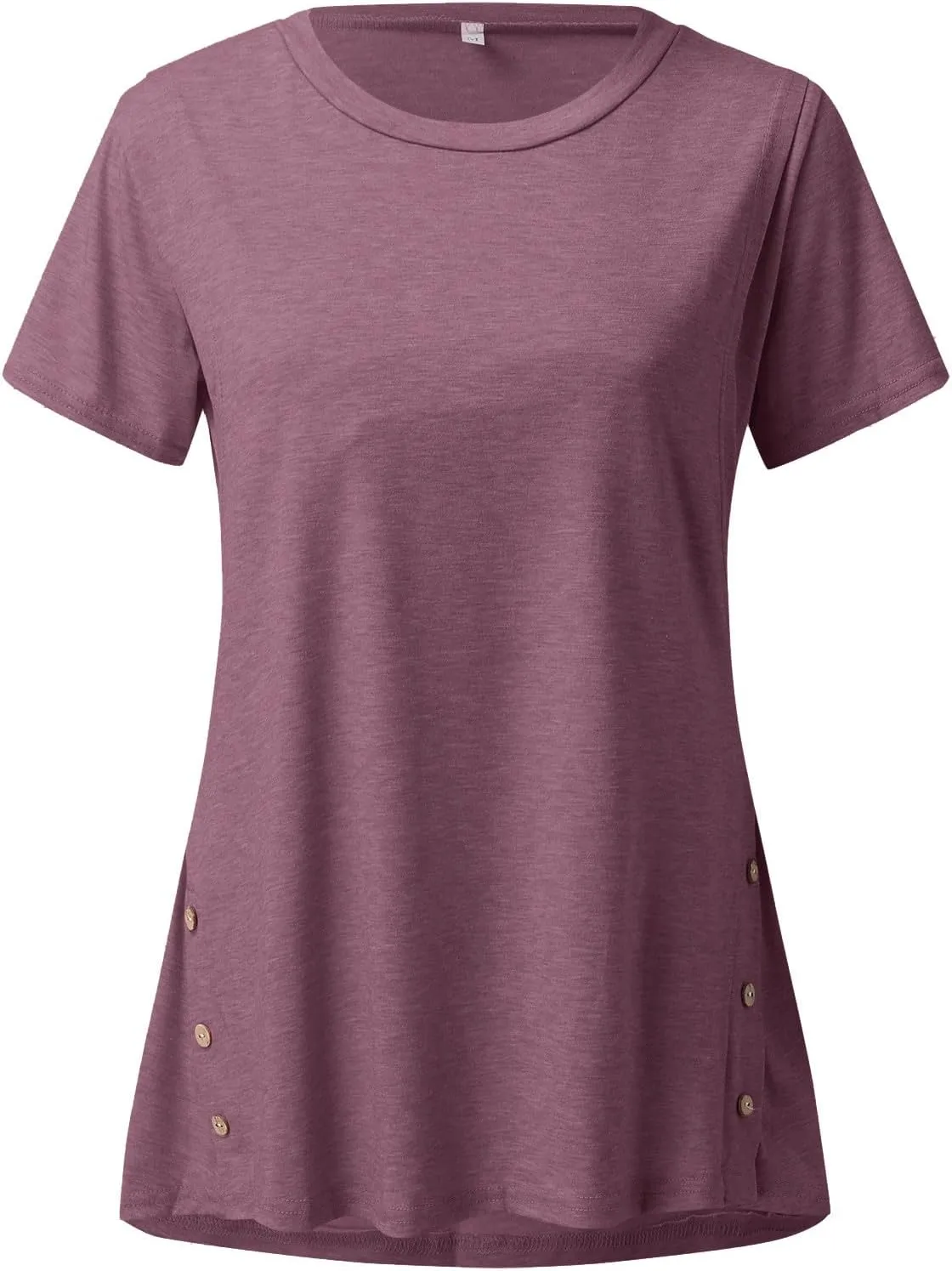 Maternity Nursing Shirts Women Breastfeeding Tops Short Sleeve Comfort Pregnancy Clothes Lounge Cotton Tee Top