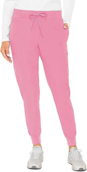 Med Couture Scrub Jogger Pants for Women, Seamed Bottoms with 4 Spacious Pockets MC8721