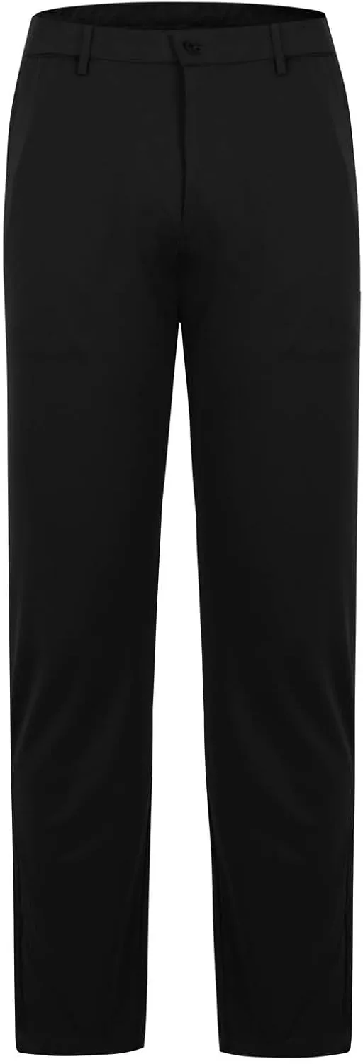 Mens Big and Tall Pants Casual Trousers Stretch Dress Slacks Elastic Waist Office Bottoms