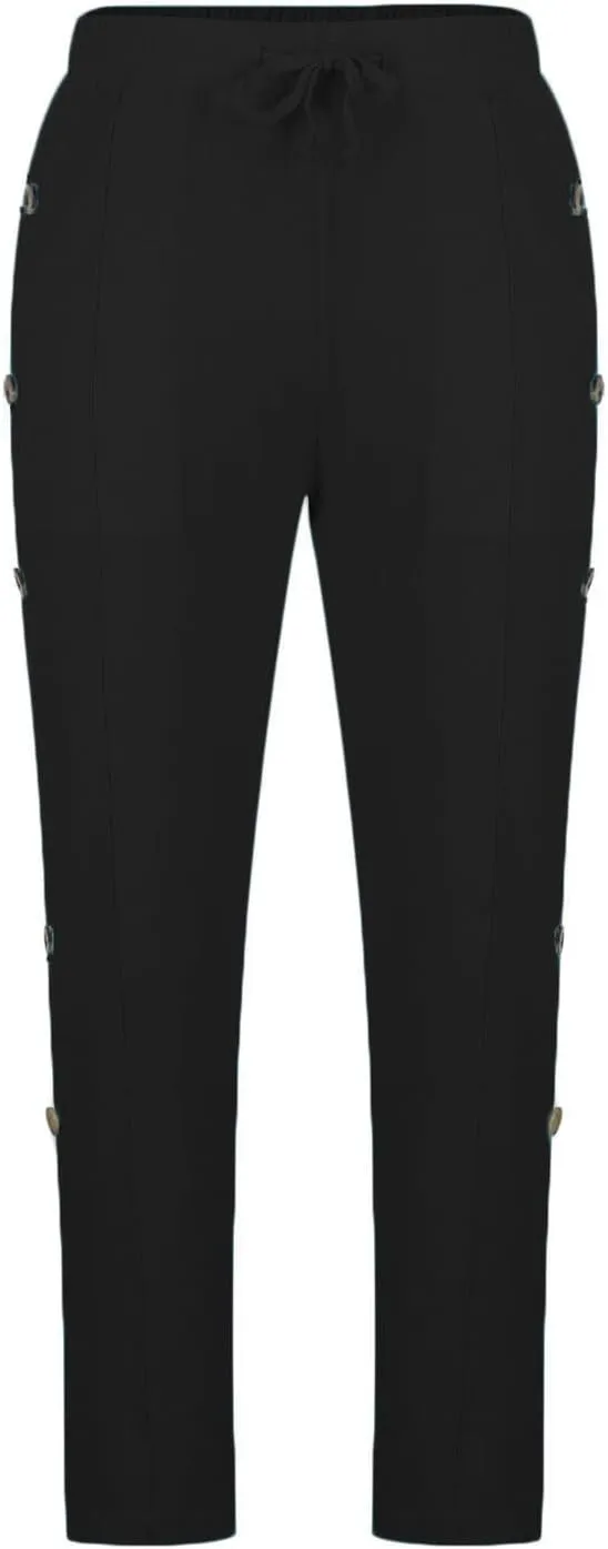 Mens Cotton Linen Drawstring Pants Elastic Waist Button Pant Solid Loose Trousers Summer Going Out Vacation Clothing