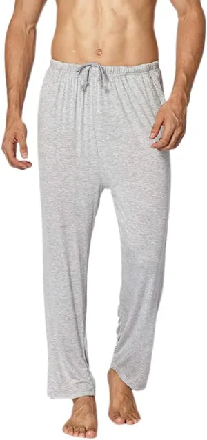 Men's Modal Pajama Pants Lounge Pants with Pockets Soft Sleep Pj Bottoms