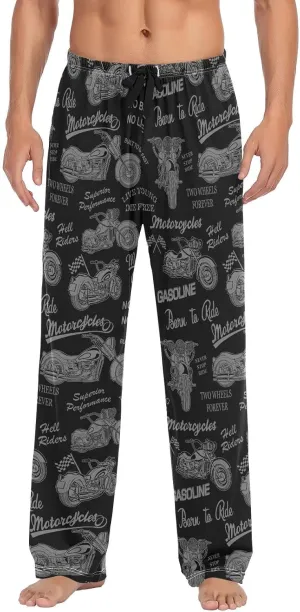 Men's Pajama Pants Soft Comfy Sleep Lounge Pants Pjs Bottoms with Pockets