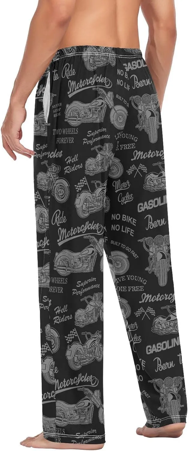 Men's Pajama Pants Soft Comfy Sleep Lounge Pants Pjs Bottoms with Pockets