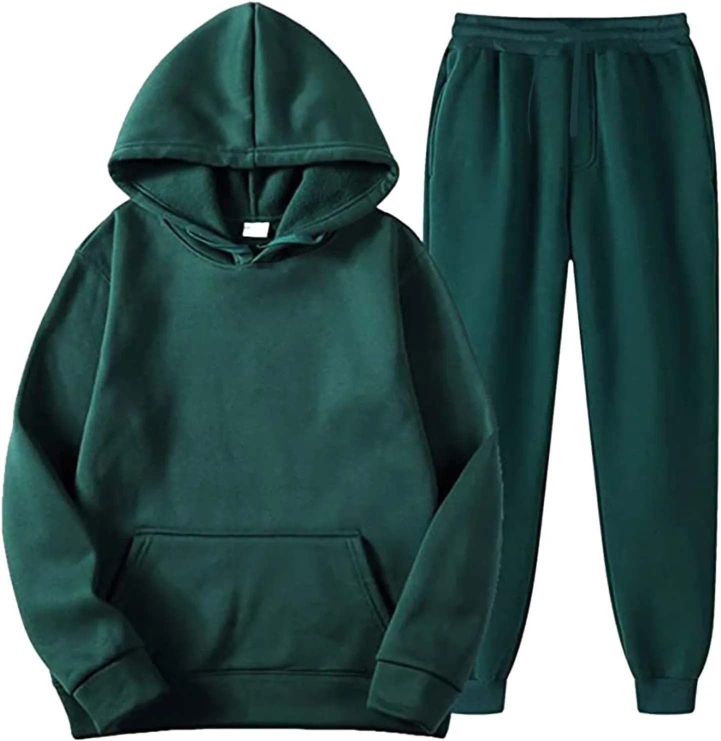 Men's Tracksuit 2 Pieces Long Sleeve Sets Zipper Sweater Pants Sports Sets Drawstring Zip Up Jackets Sudaderas para
