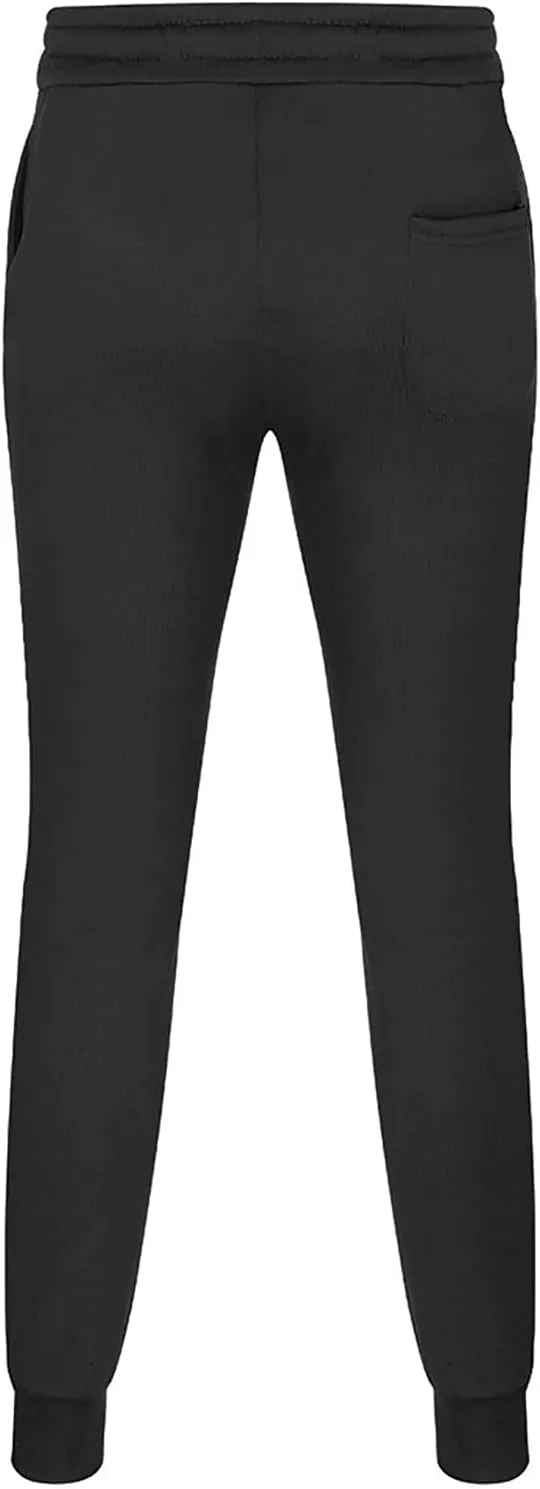 Mens Workout Cargo Sweatpants Mens Cargo Sweatpants Heavyweight Fleece Jogger Pants Drawstring Stretch Sports Trouser
