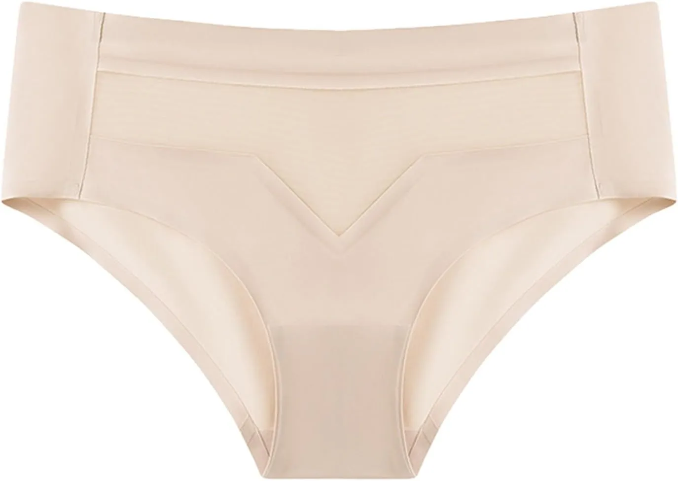 Mid Waist Quick Drying Ice Silk Panties Thin Non Marking Ice Silk Underwear Women’s Ice Silk Eves Underwear Women