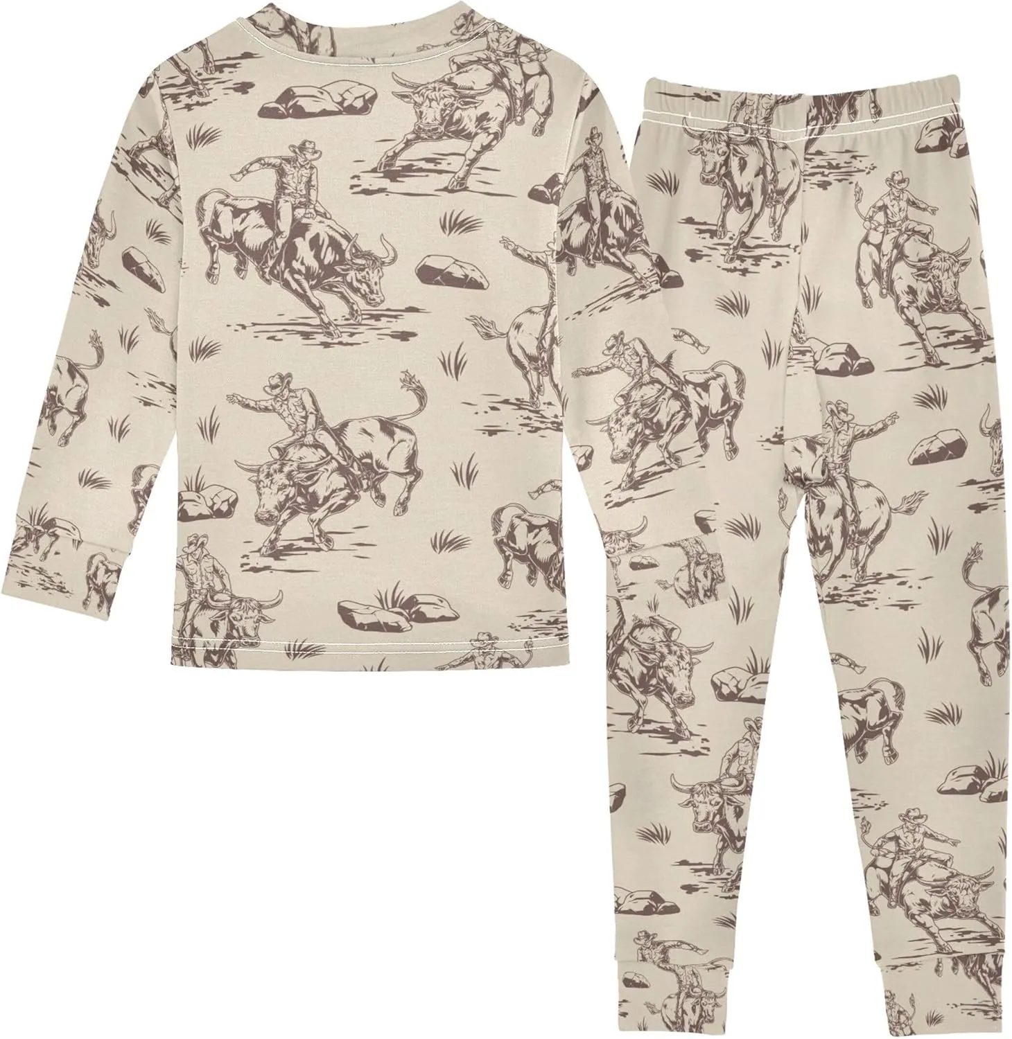 Pajama Sets Long Sleeve Top with Pants Cotton Soft Sleepwear 2 Piece Pjs Set