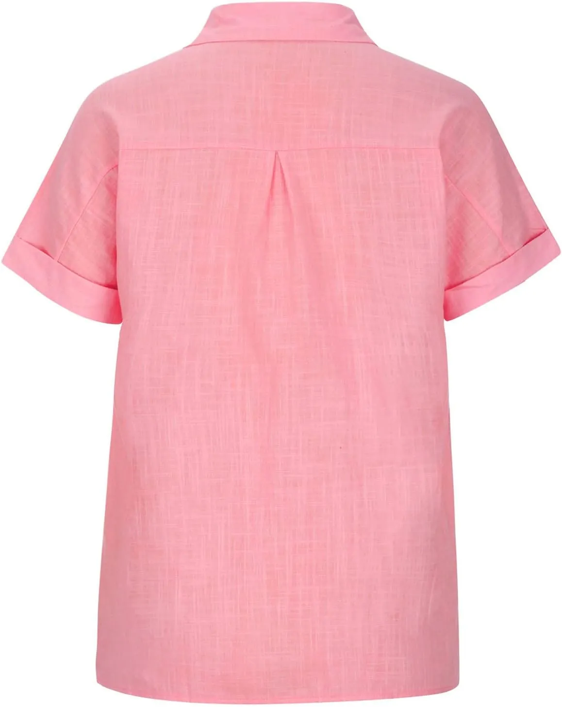 Plus Size Tops for Women Summer Cotton Linen Shirts Button Down Solid Color Tee Shirts Casual Vacation Clothes