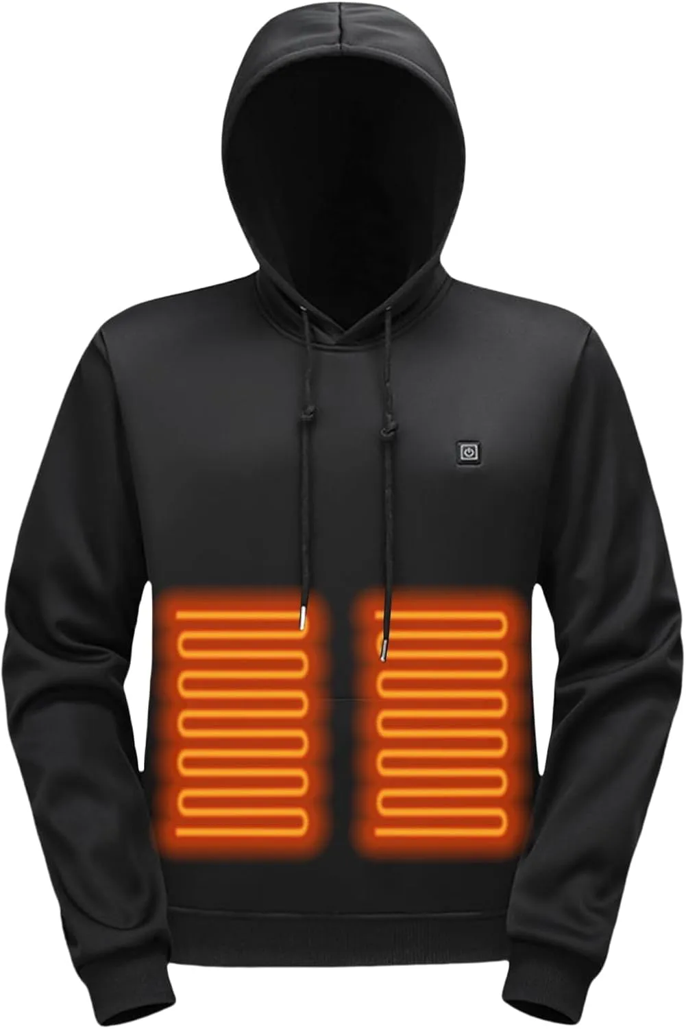 Pullover Heated Hoodies for Unisex Heated Lightweight Jacket Hooded USB Electric Sweatshirt for Women Men