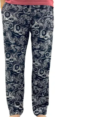 ROCK ATOLL Men's Colorful Patterned Soft Jersey Knit Pajama Lounge Pant Bottoms