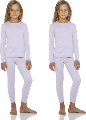 Rocky Thermal Underwear for Kids, Girls Thermals Top and Bottom Set, Long Johns Underwear, Base Layer for Cold weather/skiing