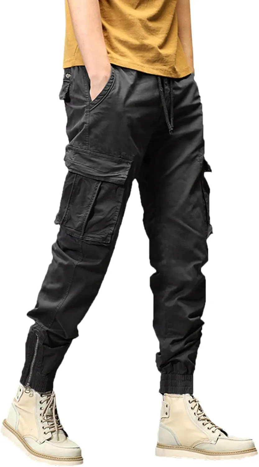 sdbrld Cargo Pants For Men Mens Casual Ripstop Tactical Pants Lightweight Outdoor Hiking Water Resistant Pants with Pockets