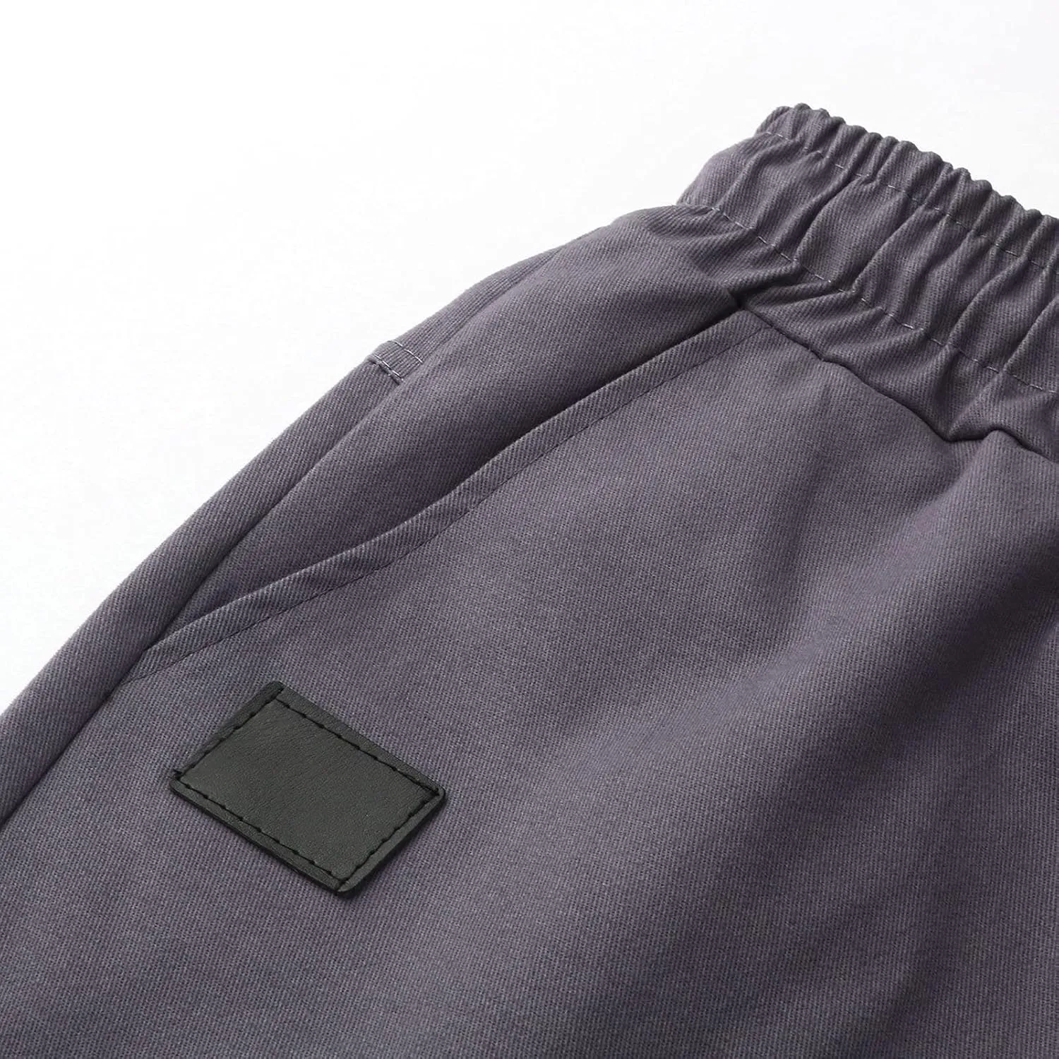 sdbrld Cargo Pants For Men Mens Outdoor Hiking Joggers Pants Solid Trendy Mid Waist Drawstring Cargo Pants with Pockets