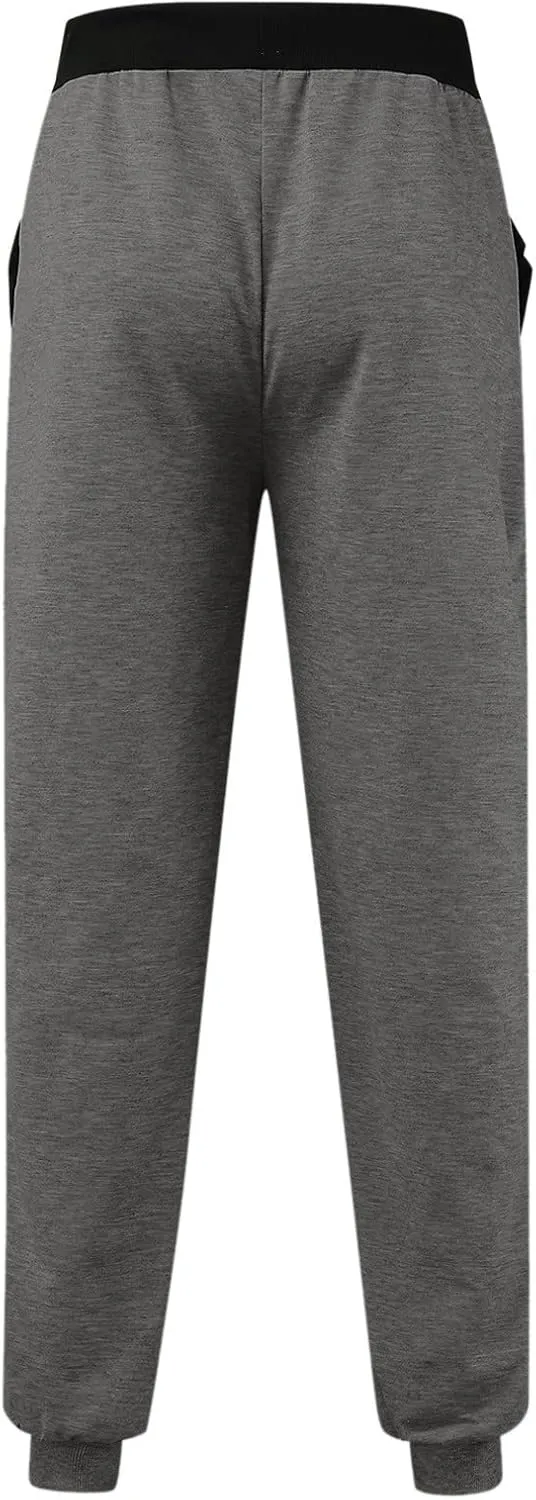 sdbrld Sweatpants For Men Mens Cotton Sport Joggers Solid Drawstring Cargo Pants Casual Hiking Running Sweatpants Trousers