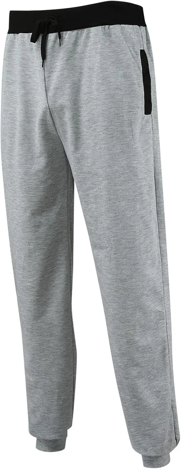 sdbrld Sweatpants For Men Men's Fashion Cotton Sport Joggers Solid Drawstring Cargo Pants Hiking Running Sweatpants Trousers