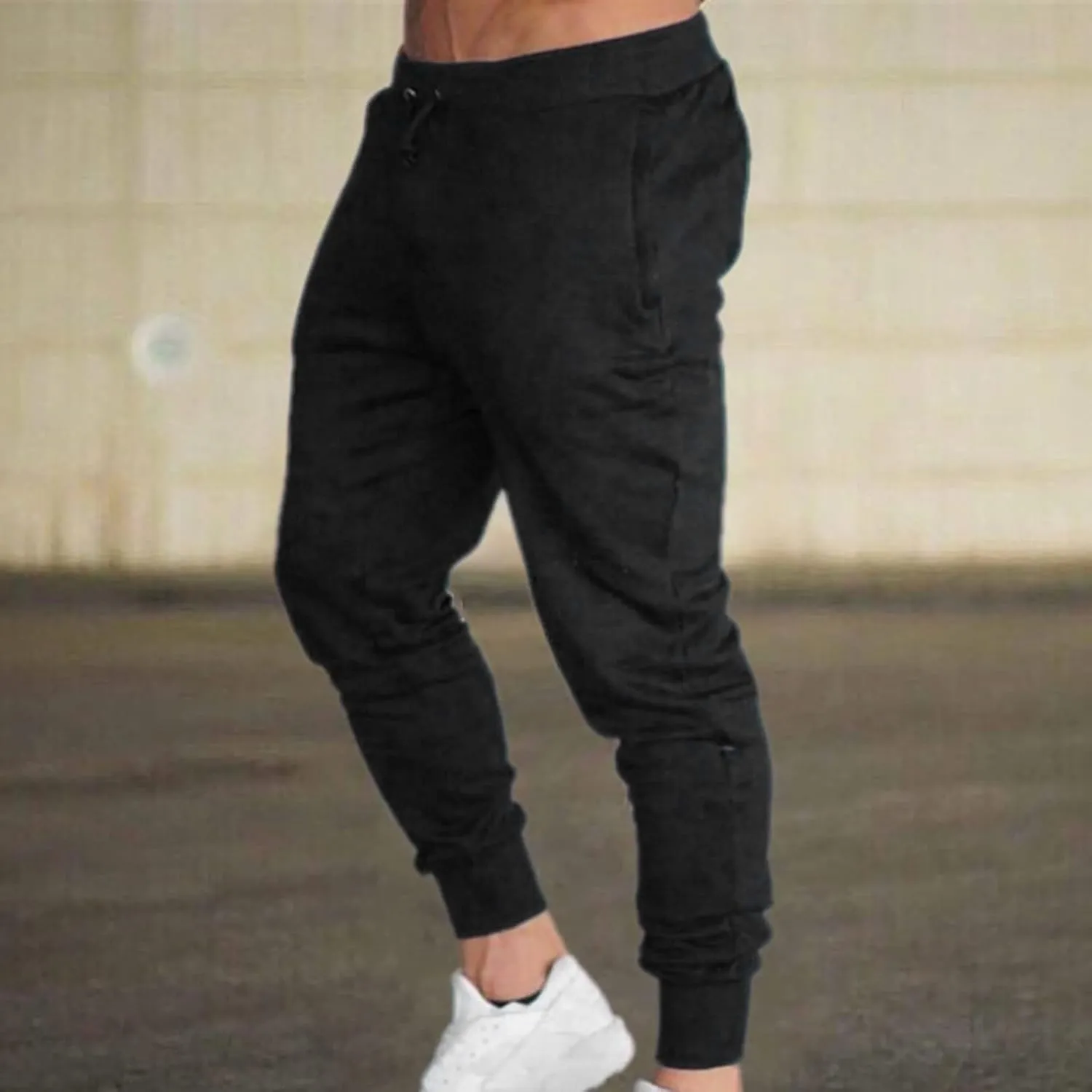 sdbrld Sweatpants For Men Mens Joggers Pants Athletic Drawstring Pocket Cargo Pants Trendy Hiking Outdoor Track Sweatpants
