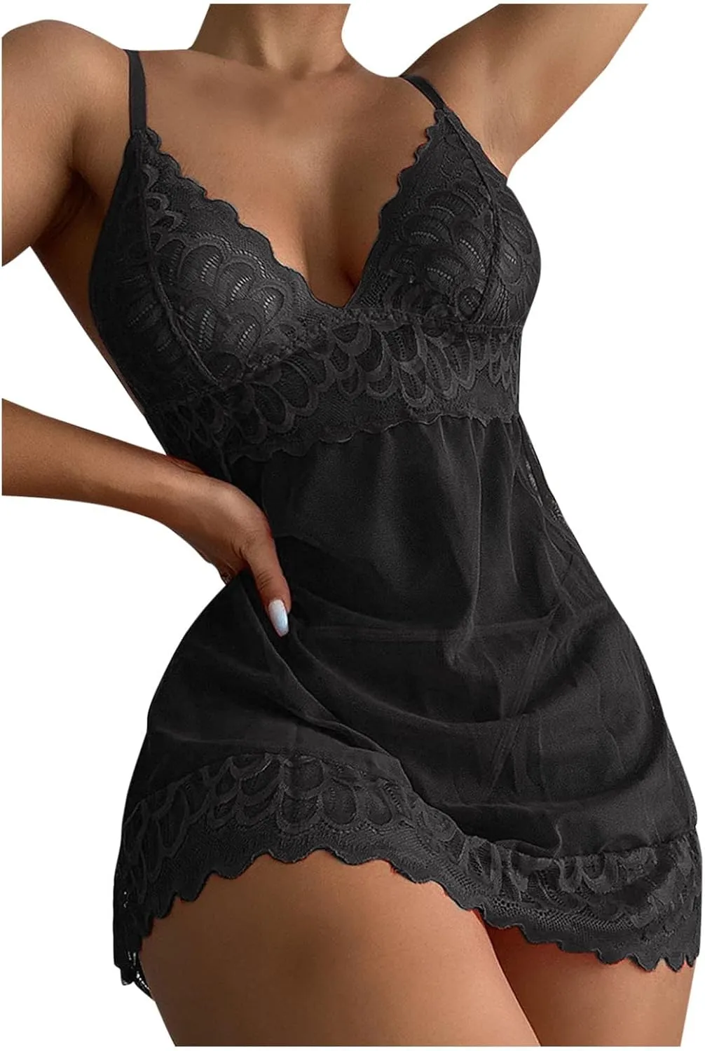 Sexy Fashion Lacelace Lingerie Underwear Sleepwear Steel Ring Pajamas Garter Lace High Waist Panties Set