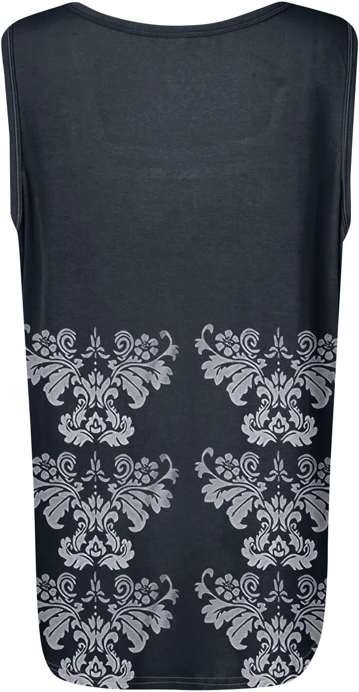 Summer Tank Tops for Women Sleeveless Square Neck Tops Comfy Pleated Tanks Blouses Dressy Casual