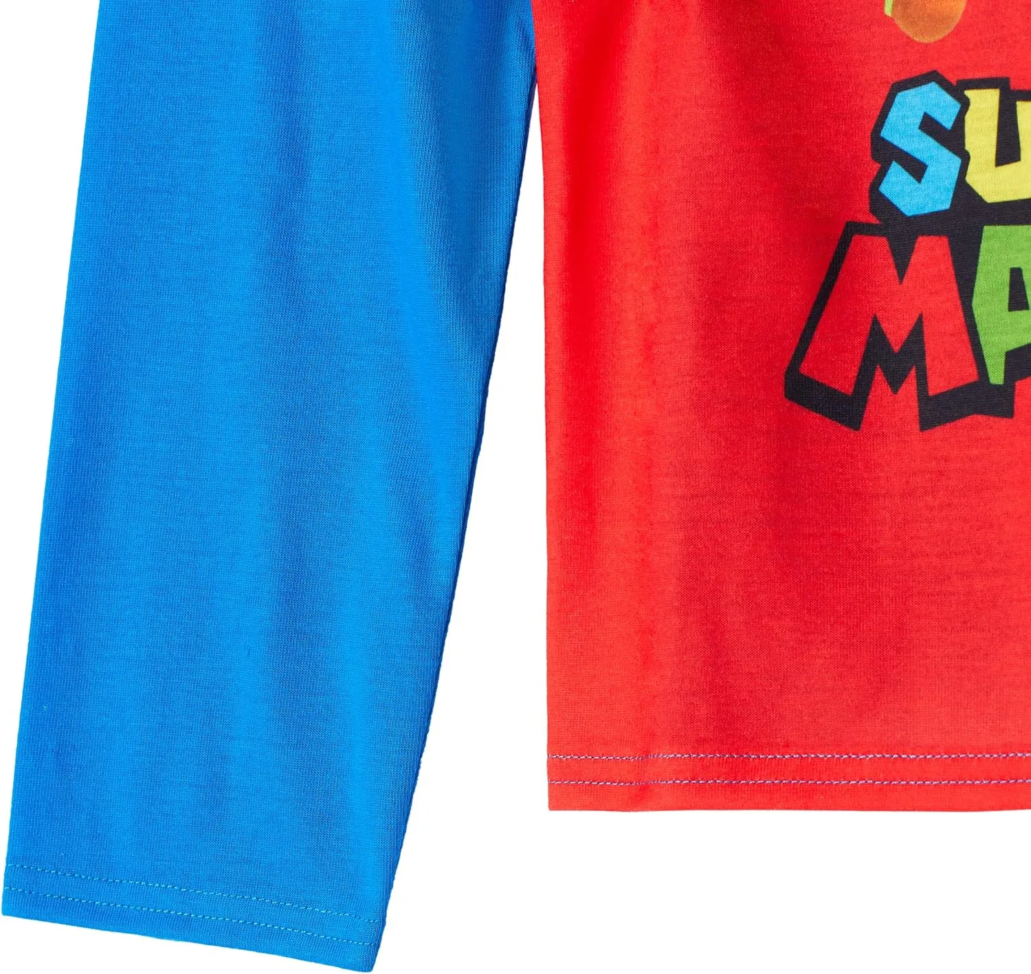 SUPER MARIO Boys Pajamas for Kids | 4 Piece Sleepwear Sets for Boys Sleep Shirts and Pajama Bottoms for Big Boy and Toddlers