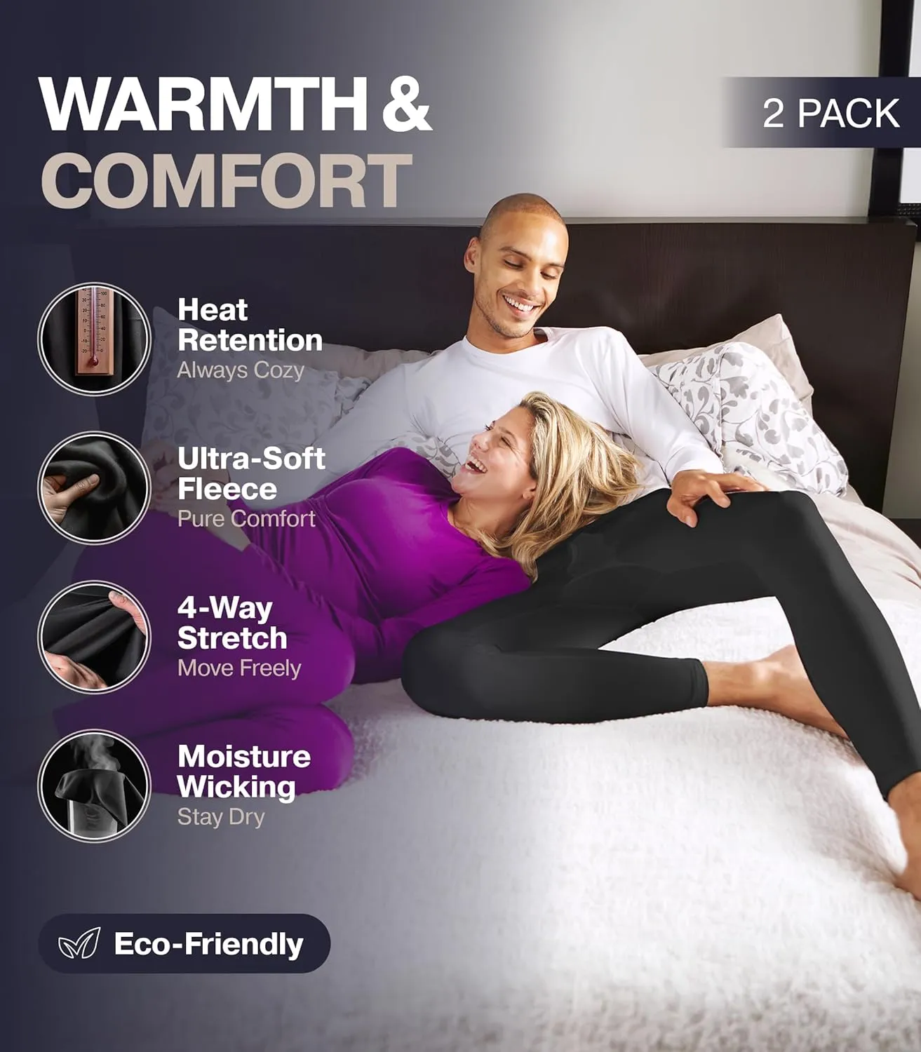 Thermajohn Long Johns for Men, Thermal Underwear for Men Long Underwear Mens Leggings Thermal Pants Men Cold Weather Bottoms