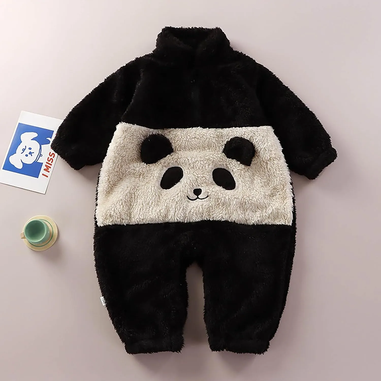 Toddler Baby Fleece Sets Printed Warm Pullover Tops Pants Set Fluffy 2pcs Set Cute 2 Piece Outfits Sleepwear Sets