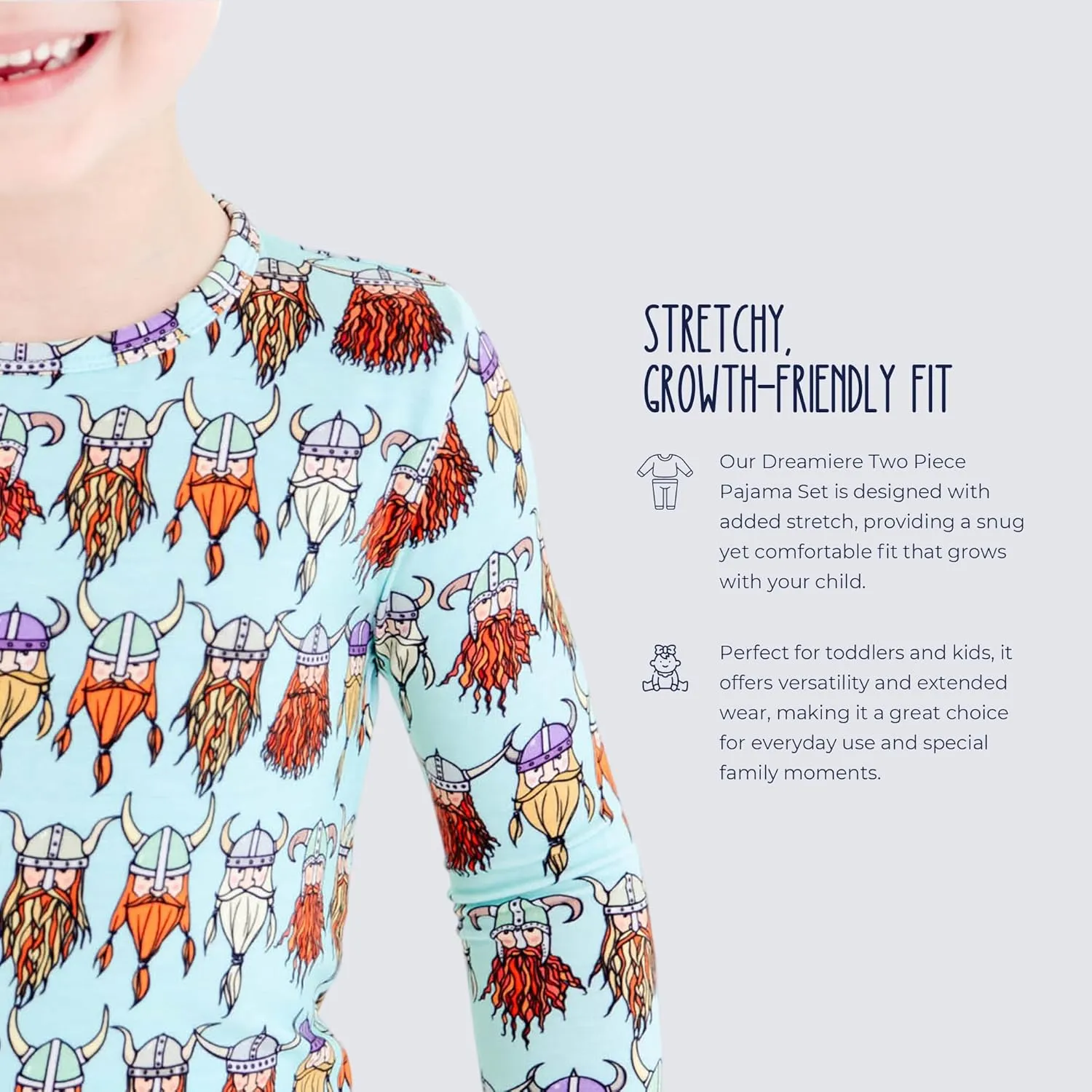 Two Piece Pajama Set | Boys-Girls | Toddler Sleepwear | Matching Family Pajama | Lightweight, Comfortable for Skin