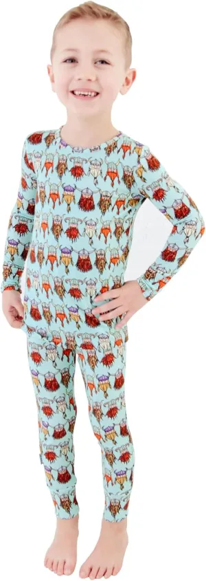 Two Piece Pajama Set | Boys-Girls | Toddler Sleepwear | Matching Family Pajama | Lightweight, Comfortable for Skin