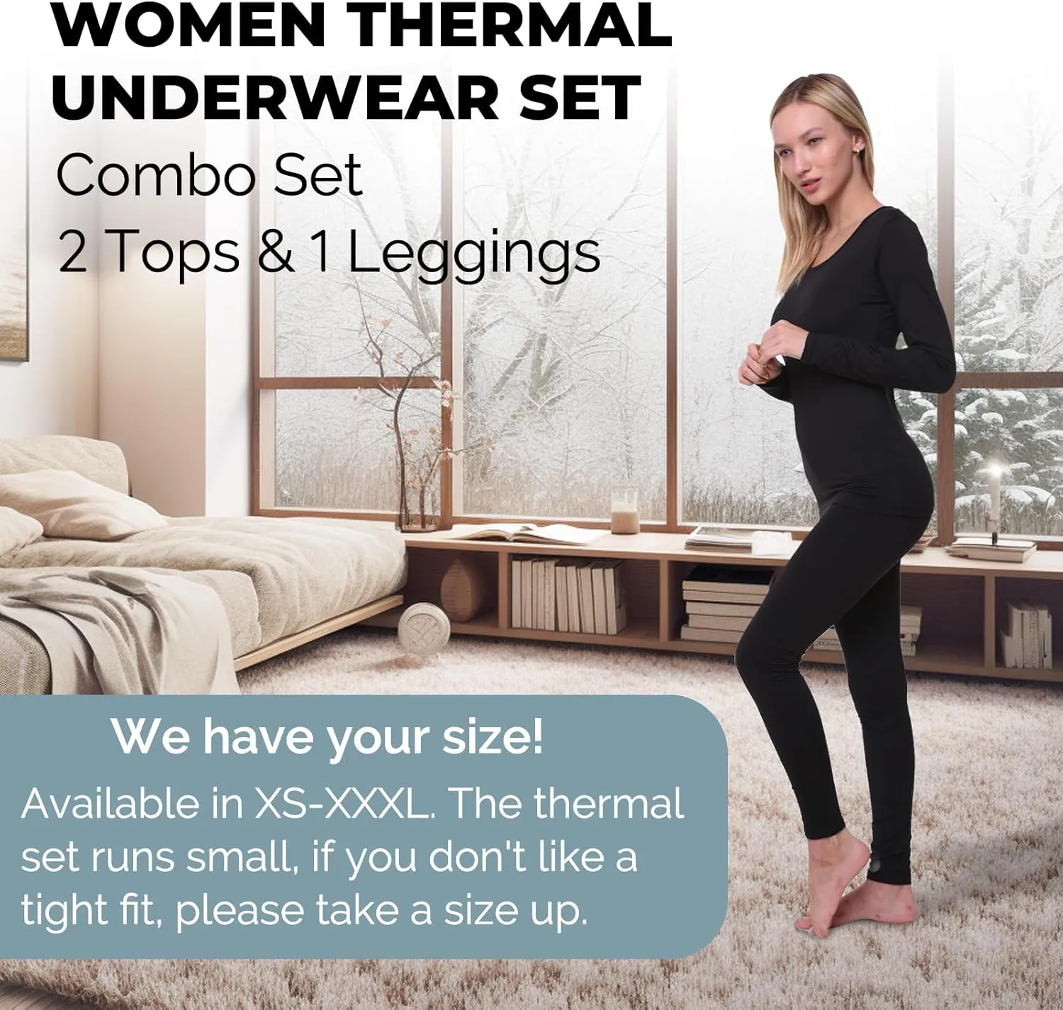 Ultra Dry Women Thermal Underwear Set