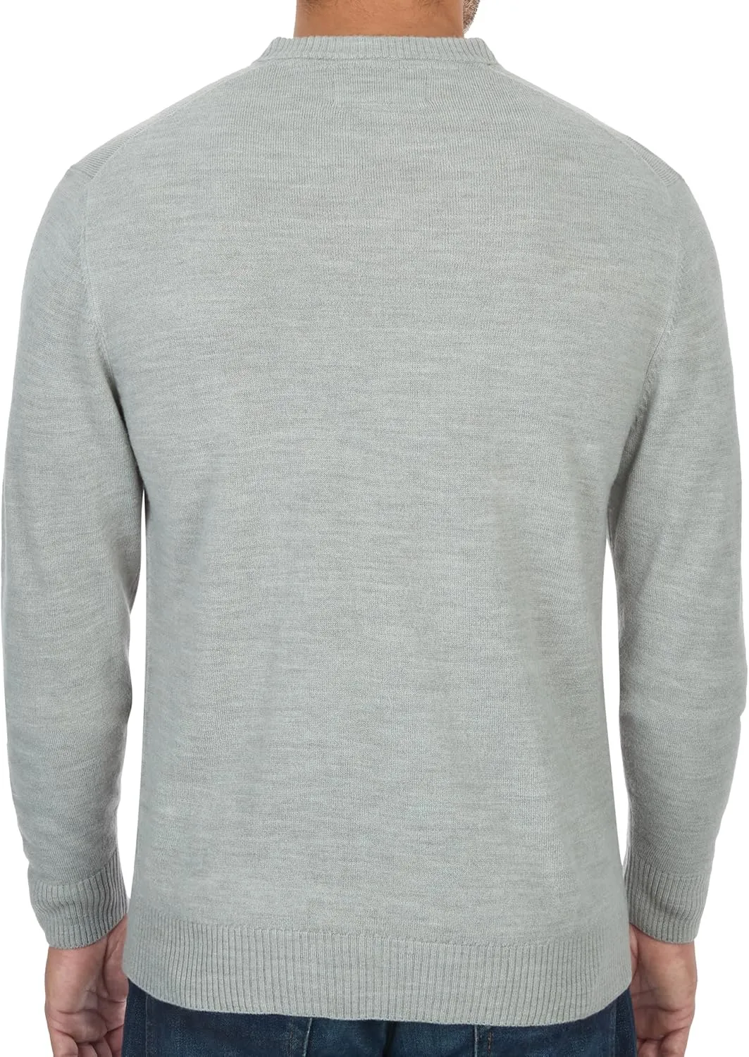 U.S. POLO ASSN. Men's V-Neck Ultrasoft Trim Fit Acrylic Sweater - Casual Lightweight Under or Over Layer