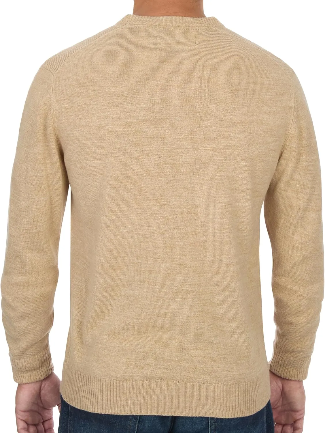 U.S. POLO ASSN. Men's V-Neck Ultrasoft Trim Fit Acrylic Sweater - Casual Lightweight Under or Over Layer