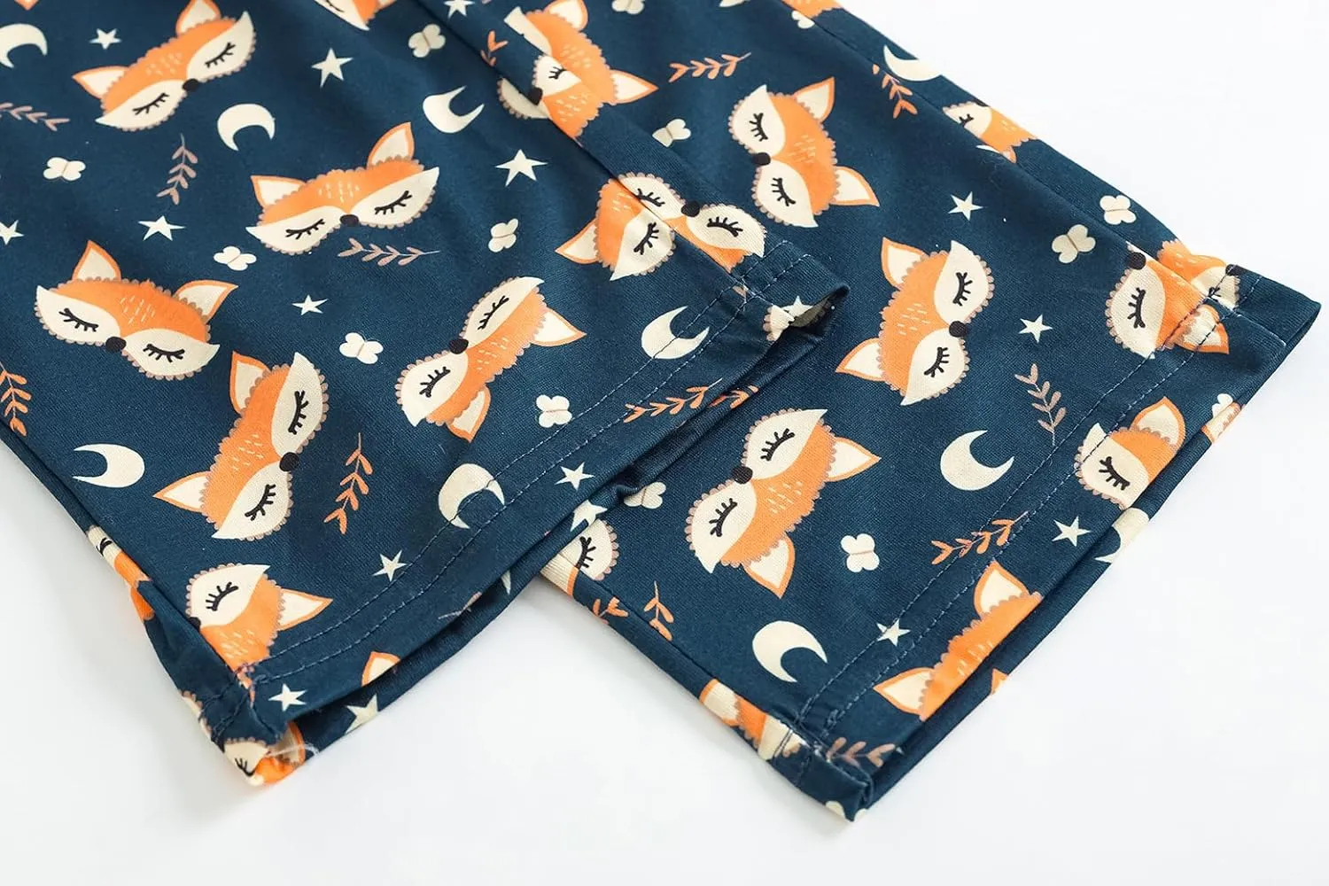 Vopmocld Big Girls' Short Sleeve & Shorts & Pants Pajama Sets 3PCS Cartoon Patterns Cute Lounge Sets for Teens 8-18 Years