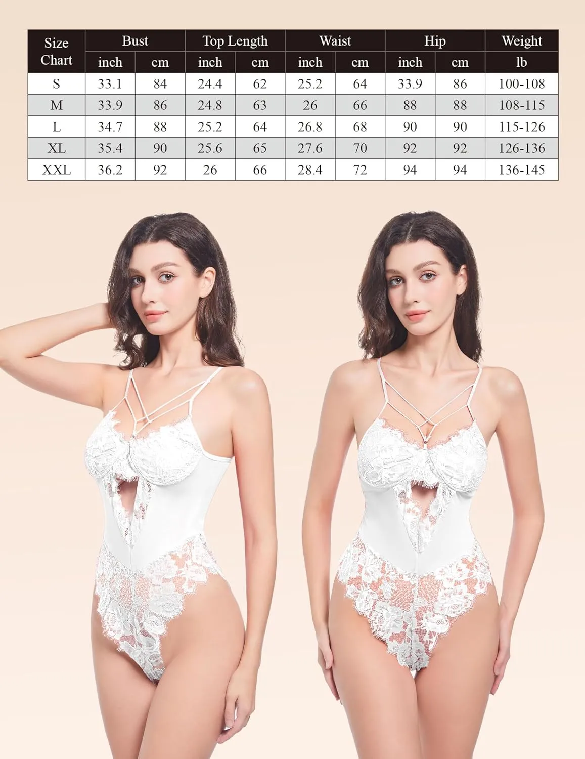 Women Sexy Lingerie Harness Floral Lace Lingerie Bodysuit One Piece Teddy Babydoll Nightgown