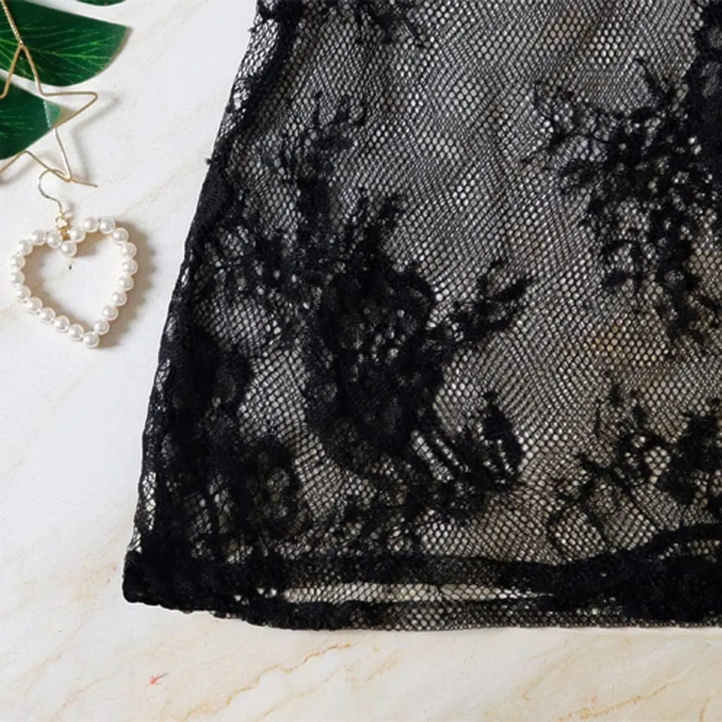 Womens Chemise Babydoll Lingerie for Women Lace Sexy Kinky Lingerie Exotic Slip Dress Sheer Teddy Naughty Nightwear