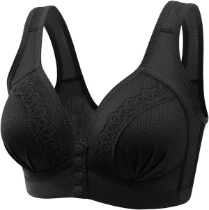 Womens Wirefree Full-Coverage Bra Everyday Comfort Padded Athletic Ladies Bra Bralette