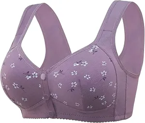 Women's Wireless Full-Coverage Bra Everyday Comfort Padded Medium Support Sleep Bras Bralette
