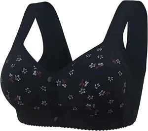 Women's Wireless Full-Coverage Bra Everyday Comfort Padded Medium Support Sleep Bras Bralette