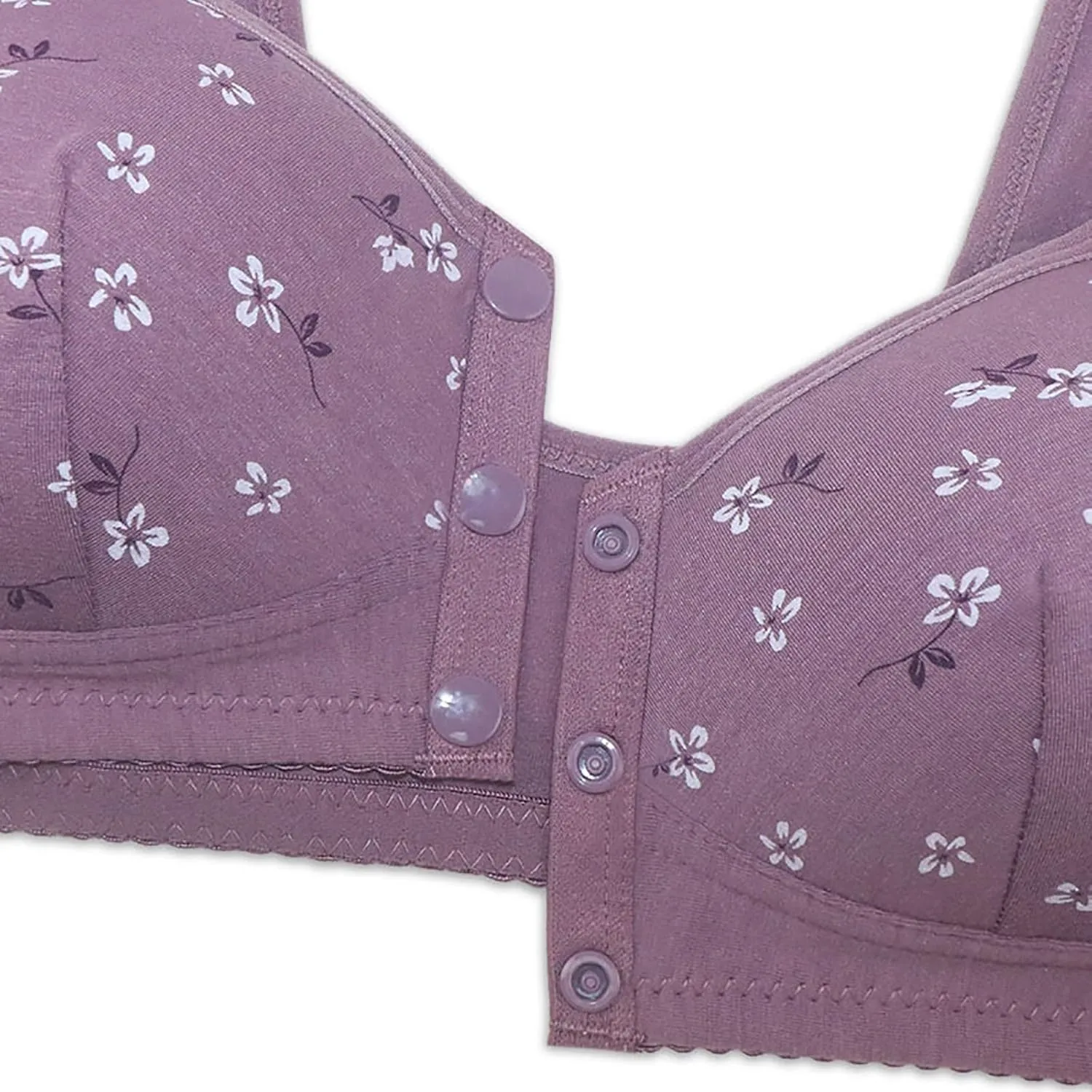 Women's Wireless Full-Coverage Bra Everyday Comfort Padded Medium Support Sleep Bras Bralette
